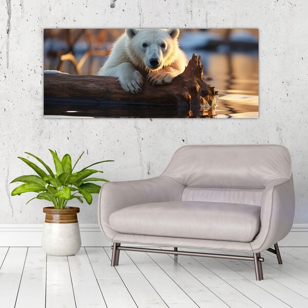 Slika - Polarni medvjed (120x50 cm)