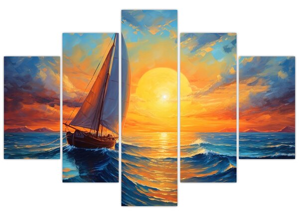 Slika - Jedrilice (150x105 cm)
