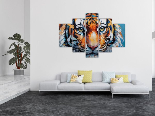 Slika - Pogled na tigra, slika (150x105 cm)