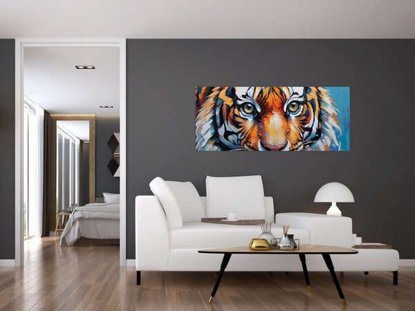 Slika - Pogled na tigra, slika (120x50 cm)