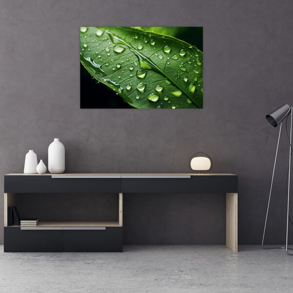 Slika - List poslije kiše (90x60 cm)