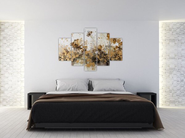Slika - Apstraktna cvjetna slika (150x105 cm)