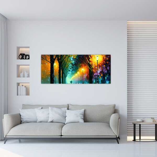 Slika - Noćna šetnja (120x50 cm)