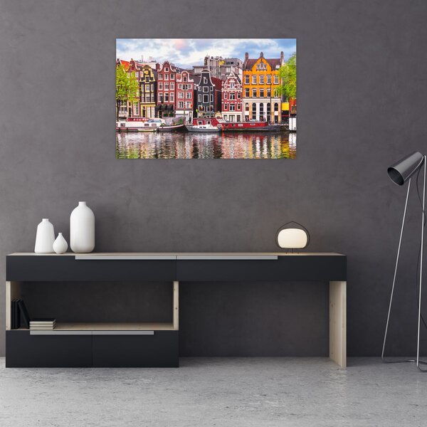 Slika - Amsterdam, plesne kuće (90x60 cm)