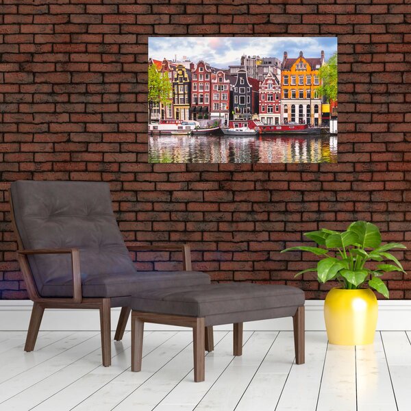 Slika - Amsterdam, plesne kuće (90x60 cm)