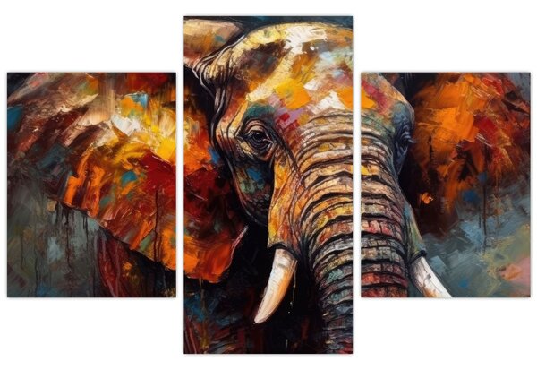 Slika - Slikanje slona (90x60 cm)