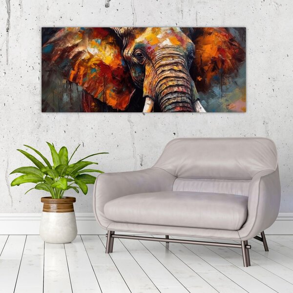 Slika - Slikanje slona (120x50 cm)