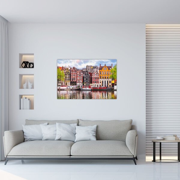 Slika - Amsterdam, plesne kuće (90x60 cm)