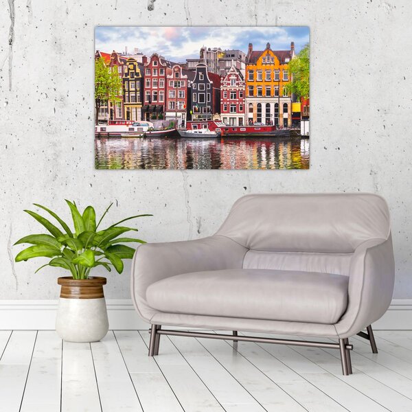 Slika - Amsterdam, plesne kuće (90x60 cm)