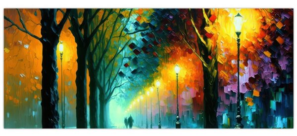 Slika - Noćna šetnja (120x50 cm)