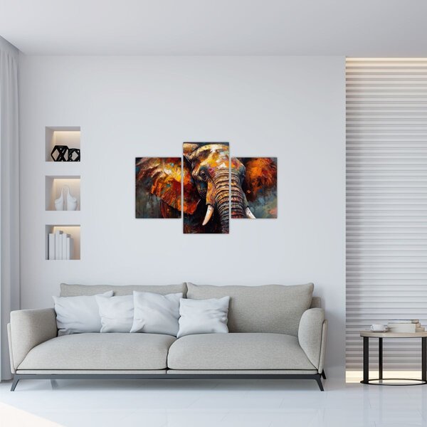 Slika - Slikanje slona (90x60 cm)
