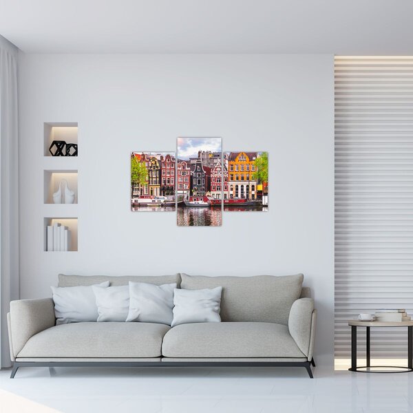 Slika - Amsterdam, plesne kuće (90x60 cm)