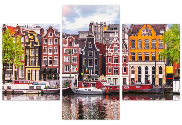 Slika - Amsterdam, plesne kuće (90x60 cm)