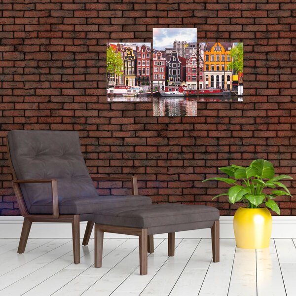 Slika - Amsterdam, plesne kuće (90x60 cm)