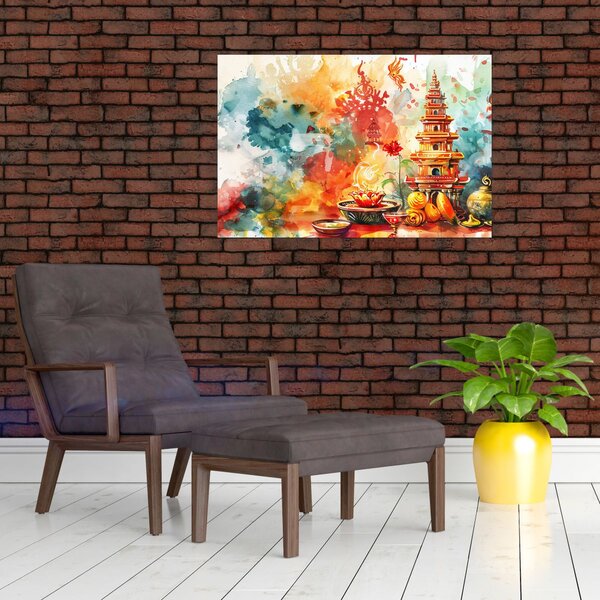 Slika - Ilustracija vodenim bojama (90x60 cm)