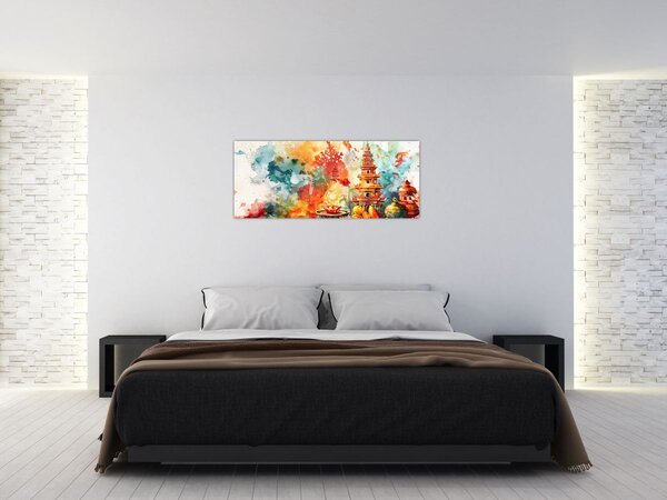 Slika - Ilustracija vodenim bojama (120x50 cm)