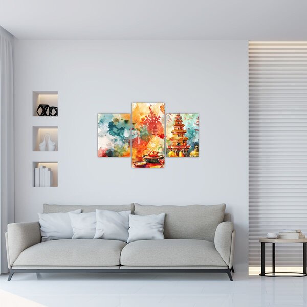 Slika - Ilustracija vodenim bojama (90x60 cm)