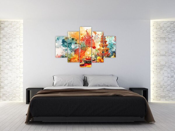 Slika - Ilustracija vodenim bojama (150x105 cm)