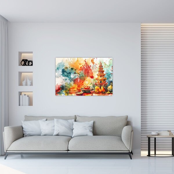 Slika - Ilustracija vodenim bojama (90x60 cm)