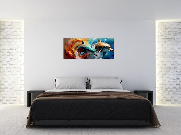 Slika - Slika dupina (120x50 cm)