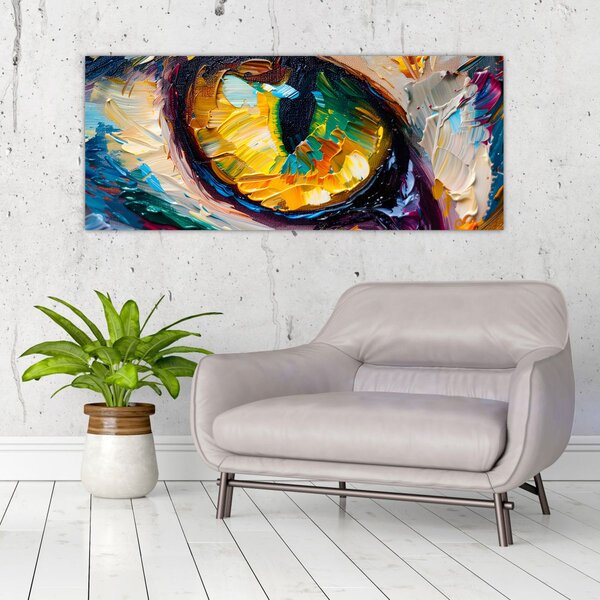 Slika - Slikanje mačjeg oka (120x50 cm)