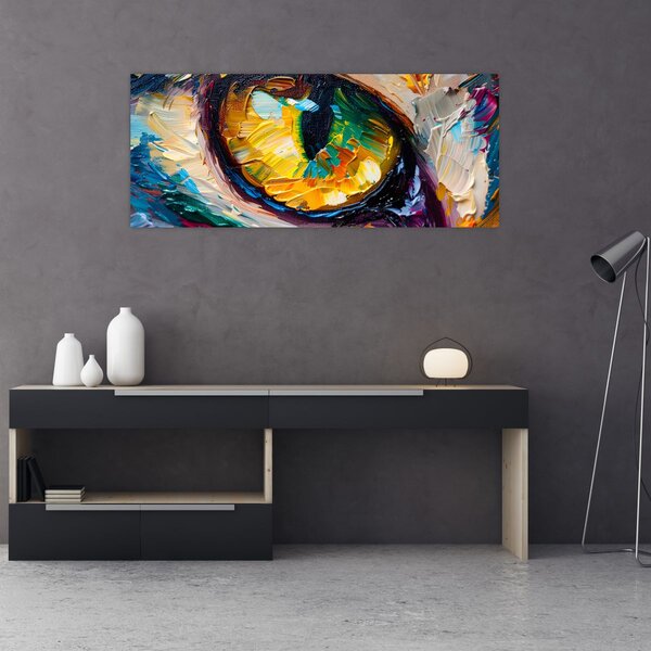 Slika - Slikanje mačjeg oka (120x50 cm)