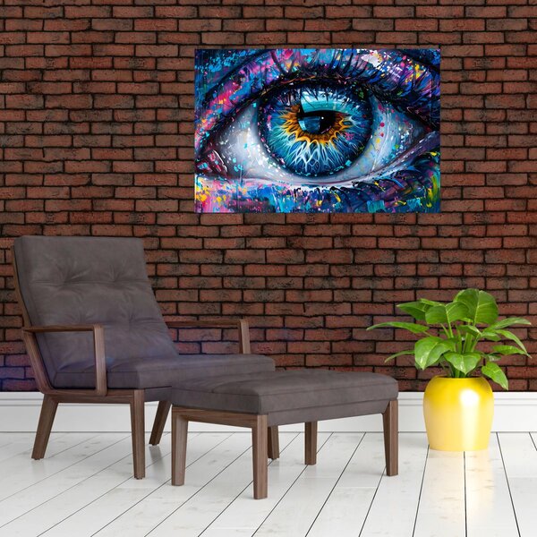 Slika - Slikanje očiju (90x60 cm)