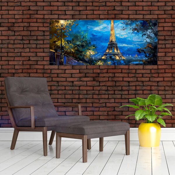 Slika - Uljana slika Eiffelovog tornja (120x50 cm)