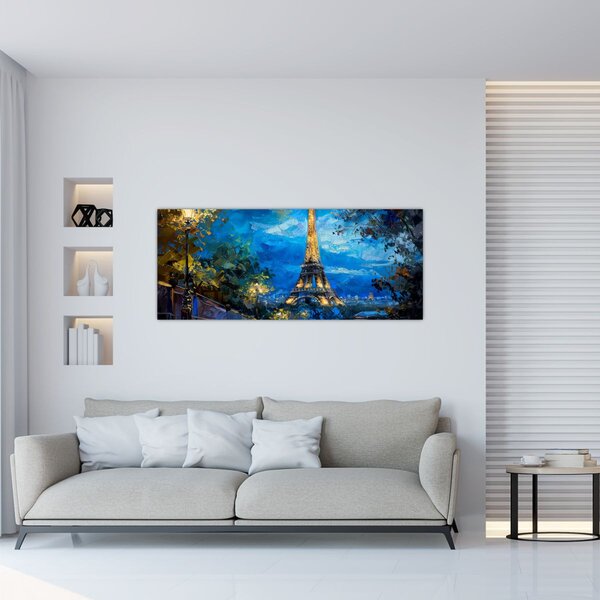 Slika - Uljana slika Eiffelovog tornja (120x50 cm)