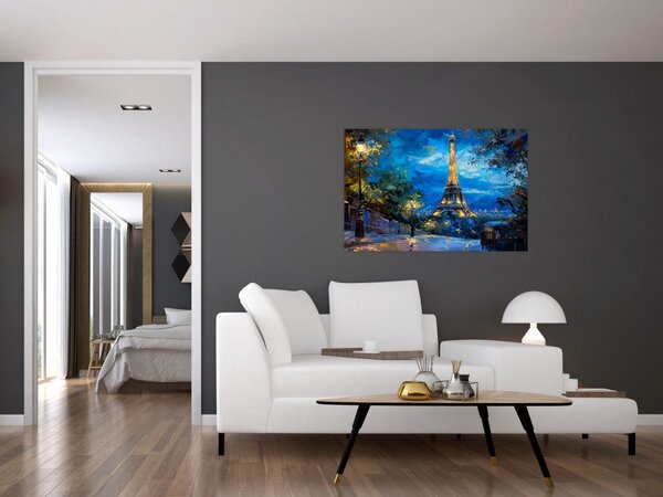 Slika - Uljana slika Eiffelovog tornja (90x60 cm)