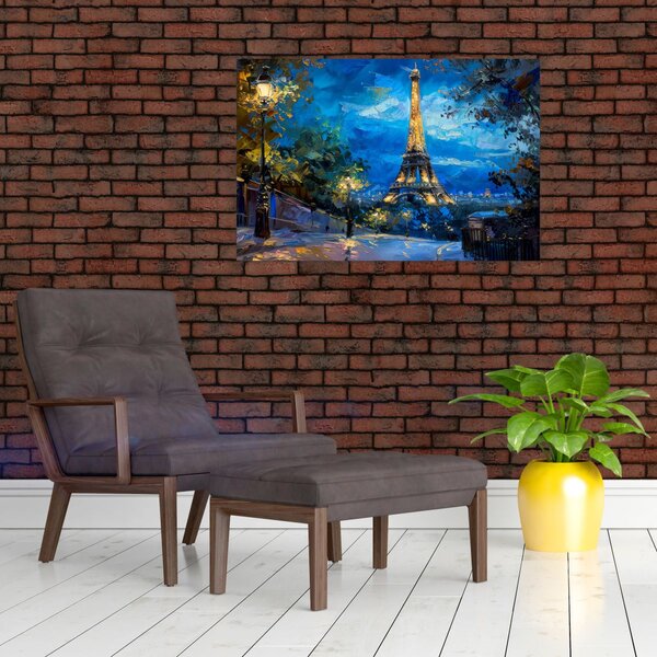Slika - Uljana slika Eiffelovog tornja (90x60 cm)