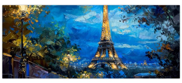 Slika - Uljana slika Eiffelovog tornja (120x50 cm)