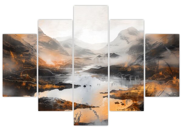 Slika - Slikanje planinskih pejzaža (150x105 cm)