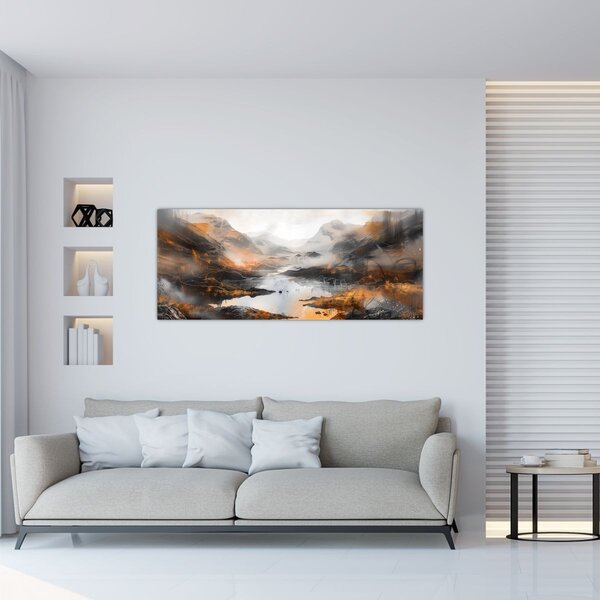 Slika - Slikanje planinskih pejzaža (120x50 cm)