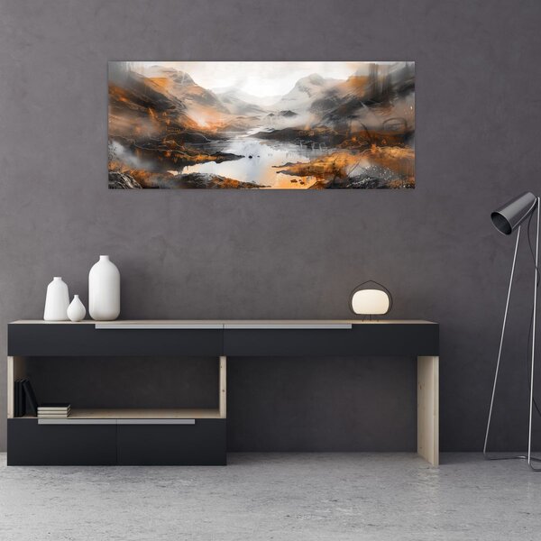 Slika - Slikanje planinskih pejzaža (120x50 cm)