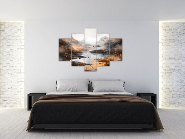 Slika - Slikanje planinskih pejzaža (150x105 cm)