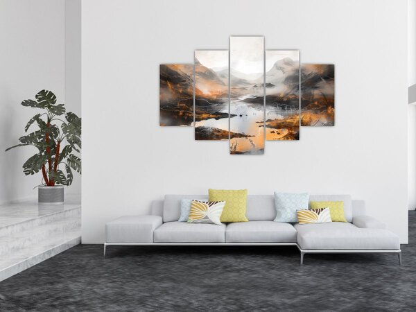 Slika - Slikanje planinskih pejzaža (150x105 cm)