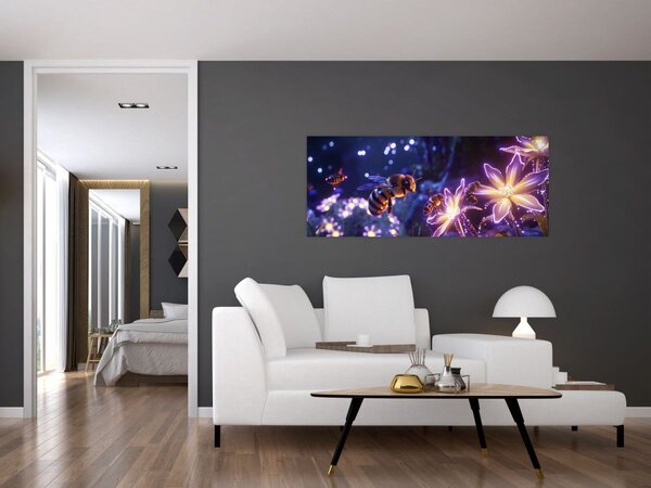 Slika - Pčelinja livada III. (120x50 cm)