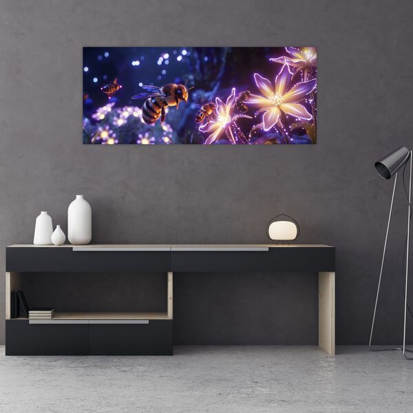 Slika - Pčelinja livada III. (120x50 cm)