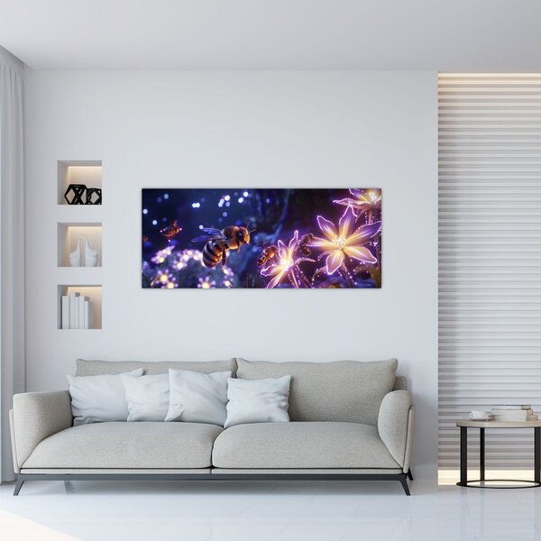 Slika - Pčelinja livada III. (120x50 cm)