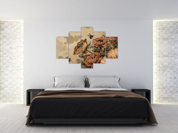 Slika - Pčelinja livada II. (150x105 cm)
