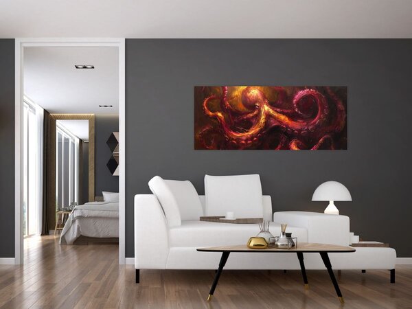 Slika - Hobotnica, ulje na platnu (120x50 cm)