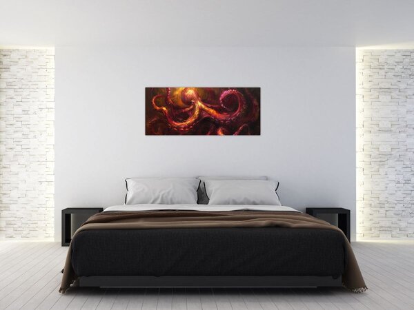 Slika - Hobotnica, ulje na platnu (120x50 cm)