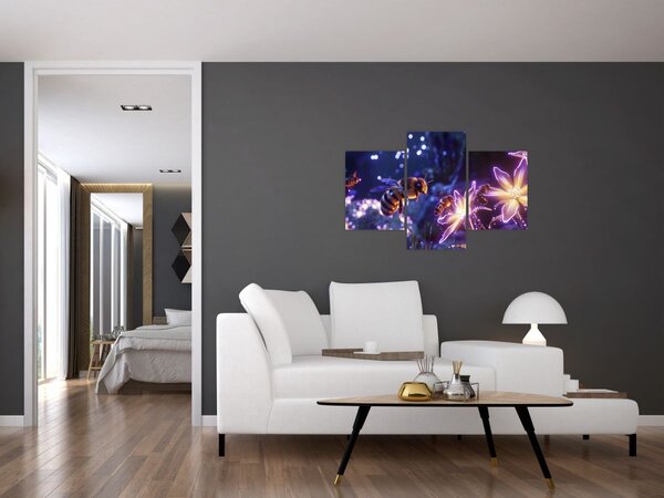 Slika - Pčelinja livada III. (90x60 cm)