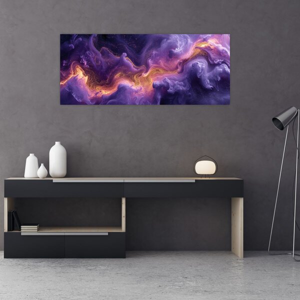 Slika - Ljubičasta maglica (120x50 cm)