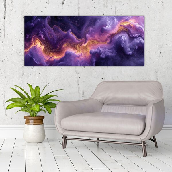 Slika - Ljubičasta maglica (120x50 cm)