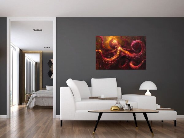 Slika - Hobotnica, ulje na platnu (90x60 cm)