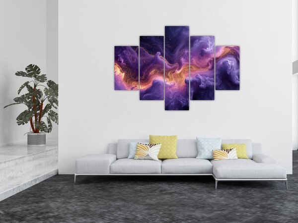 Slika - Ljubičasta maglica (150x105 cm)