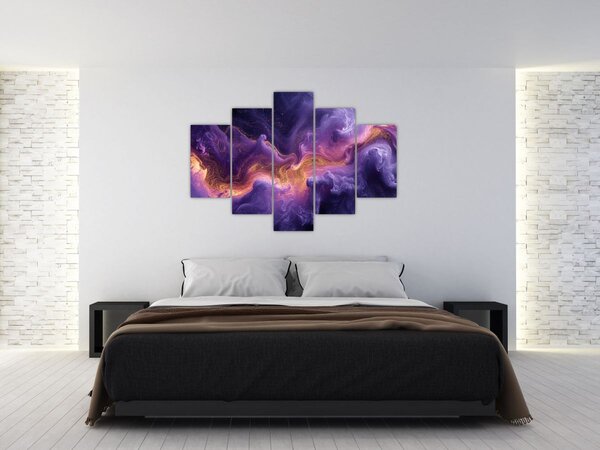 Slika - Ljubičasta maglica (150x105 cm)