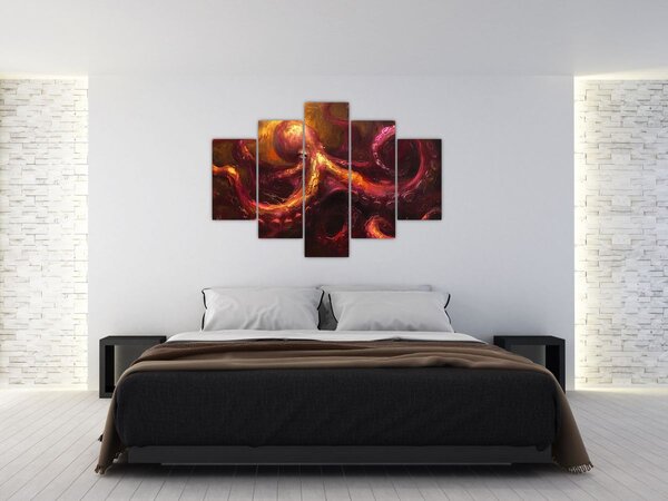 Slika - Hobotnica, ulje na platnu (150x105 cm)